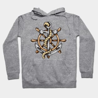 Anchor and Wheel Hoodie